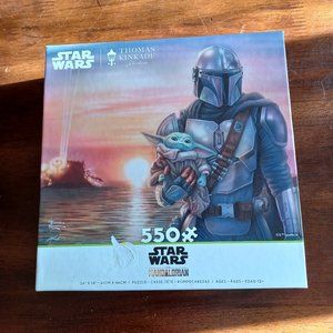 Star Wars The Mandalorian Thomas Kinkade Puzzle, 550 pieces 24 x 18"